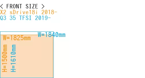 #X2 sDrive18i 2018- + Q3 35 TFSI 2019-